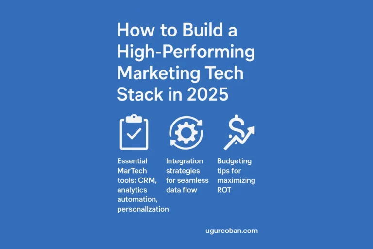 How to Build a High-Performing Marketing Tech